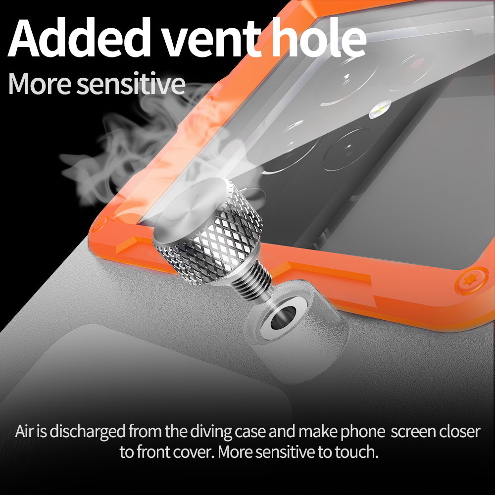 SHELLBOX 15M Underwater IPX8 Waterproof Diving Case for iPhone 14 Series 13 Series 12 Series Full Body Phone Shell II with Anti-lost Rope SHELLBOX 15M Underwater IPX8 Waterproof Diving Case for iPhone 14 Series 13 Series 12 Series Full Body Phone Shell II with Anti-lost Rope